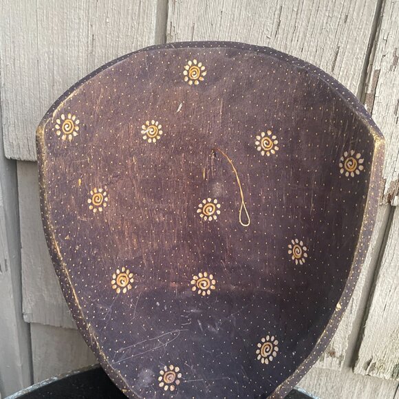 Batik Topeng Wood Hand Carved Mask Indonesian - Picture 7 of 7